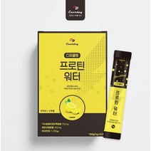 가수분해 유청단백분발 스파클링프로틴워터 30포 에리스리톨 수크랄로스, 1box, 민쓰네가게 1box당 30포