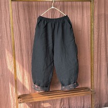 계량 한복 여성 겨울 바지 박시 배기 핏 와이드 편한 빈티지