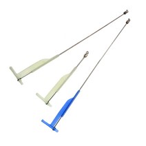 편대채비 우럭편대 천평 야광편대 스텐강선 스위벨도래 자잭채비용, 5개