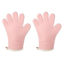 리치밤 실리콘 오븐장갑, 2개입, 핑크
