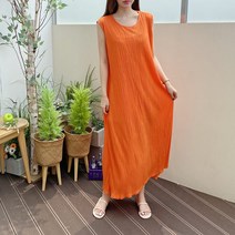 쉬즈아츠 플리츠나시롱 원피스 루즈핏원피스 임신부가능 국내제작