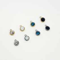 동대문153[DSP-0059]동대문 악세사리 재료 부자재 도매 써지컬 팬던트 큐빅 외고리