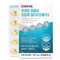 일양약품 초임계 알티지오메가3 500mg x 60캡슐 3개월분, 500mg x 60캡슐(3개월분)3박스