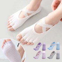 토오픈 필라테스 양말 요가 삭스 논슬립 홈트 프릴 요가삭스 토오픈요가양말 토삭스 요가양말, 본상품선택_그레이
