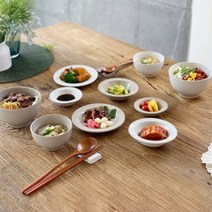 하우스홈 온달 1인 식기세트 6P (2color), 온달 1인 식기 6P 세트 (샌드그레이)