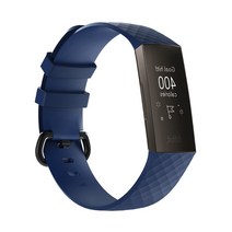 UR2BU CH3 핏빗차지3 우레탄밴드 블루 시계호환줄 fitbit 스트랩