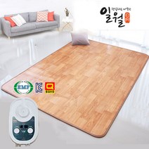 일월 온수매트 나노륨 온돌마루 무동력 카페트매트 EMF 중형 140x183