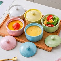 세라믹 미니 오븐 그릇 1P 전자레인지 베이킹 용기, 상품선택, 화이트
