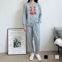 빨간곰 여자 맨투맨 조거 세트 SD-220917