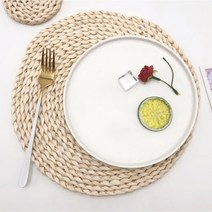상세설명참조 (GTS44267)플레이팅 라탄식 식탁매트(33cm) 주방 테이블매트, 단품, 단품