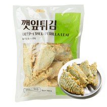 농우 깻잎튀김 (냉동) 1KG, 1개
