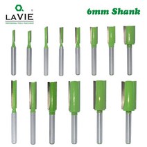 밀링공구 lavie 1pc 6mm 생크 스트레이트 비트 텅스텐 카바이드 싱글 더블 비트, 6x8x30mm