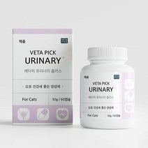 [베타픽] 고양이 요로 건강 영양제 유리너리 60캡슐 x 1박스, 베타픽 유리너리 60캡슐 x 1박스