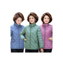 엄마옷 집업 경량외투 조끼 50대60대 중년용우먼 웰론, 여성 경량패딩 집업 점퍼 겨울 엄마옷 코트 40대 빅사