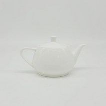 모던 화이트 도자기 티포트 에프터눈티 다도 티워머 티팟