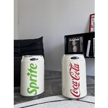 메이크라온 코카콜라 캔 스마트 휴지통 자동센서 충전식 쓰레기통, 1개, 스타벅스-아이보리
