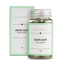 [수수루스] 입덧캔디 포도 - 임산부 선물 유기농 수제사탕 건강간식, 1병, 75g