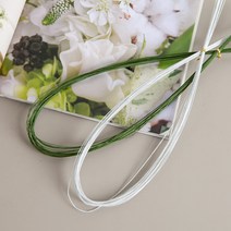 지철사 0.7mm(20개입) DIY 와이어 만들기 재료 꾸미기 공예 소품 FDIYFT, 화이트