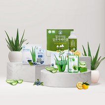 거제 먹는 알로에 겔 유기농 베라 유자맛 베리맛 99.9% 맛 3종 원액 마시는 즙 알로에팜, 알로에99.9% 맛100ml 파우치 30포