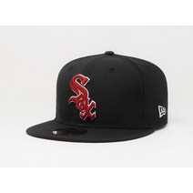 Era 59Fifty 남성용 캡 MLB 베이직 시카고 화이트 삭스 블랙 핏 사이즈 햇 울