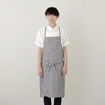 아트박스/포그린넨 포그린넨 데일리 앞치마 화이트 네이비 보더, 본품