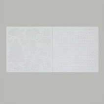 3D 프린팅 펜 실리콘 디자인 매트 2 손가락 보호대 템플릿 드로잉 도구 어린이 성인용 패드, 06 White large