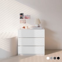 얼라이브즈 모노 서랍장 600cm 3단, 블랙