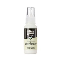 Plaid 갤러리 스테인 글라스 펜 2oz 색상선택 글라스 데코 스테인글라스 물감, 4 Glow In The Dark