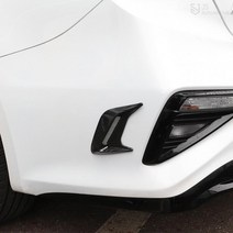 JS automotive 전차종 3D 입체 샤크 상어 아가미 휀다 사이드 가니쉬 에어덕트 에어벤트 몰딩 실외 인테리어 악세사리 튜닝용품, 유광실버2P