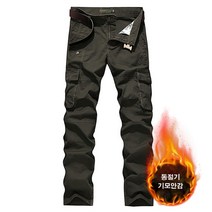 JTS-BYB 밀리터리 빈티지 봄가을 및 겨울 기모 남자바지 아웃도어 카고바지
