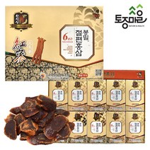 토종마을 6년근 봉밀 절편홍삼, 10개, 20g