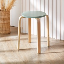 블루밍홈 네이쳐원목스툴, 밀키그린