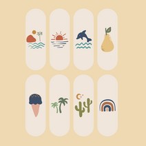 아이엠 바캉스 모모밴드 핑거그립밴드 그립톡 핸드폰 거치대, 선인장