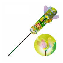 펫츠루트 카샤카샤 재롱 스틱 고양이 장난감, 참새, 9개입