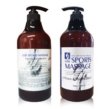 로이스(LOIS) 스포츠 마사지 풋 앤 핸드 (Foot & Hand) 로션 1000ml 대용량 발 손 전용 마사지크림 업소용 전문가용, 1박스(12개입)