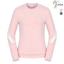 LPGA 여성 소매 절개 포인트 라운드 티셔츠 L194TL512P