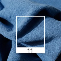 한복원단 한복천 부드러운 린넨 코튼 원단 50x130cm 소재 순수 천연 아마 바느질 D, 11 Lake blue