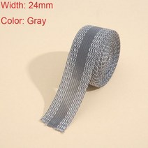 125M 밑단 단축 자기 접착 헴 테이프 정장 바지 패브릭 단 가정용 바느질 용품, 5meters, Gray