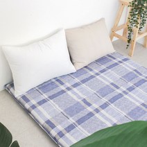 아르떼베딩 요커버(요솜없음) 보드라운 피치스킨 바닥요 로이, 블루