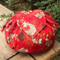 보온물주머니 순면 코튼 탕파 커버 엔틱 화상방지 손난로 천주머니 따뜻함 13CM15CM18CM20CM 2111643268, 비단잉어 (15cm )(불과 한 개