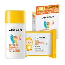 아토팜 유아용 야외놀이 선밀크 SPF50+ PA+++ 55g 세트, 9세트