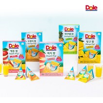 Dole 돌 얼려먹는 아이스팝 후룻팝 100%과즙 얼려먹는주스(62mlx8입)x4팩, 1개, 피치팝4팩