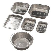 은박냄비 일회용 라면용기 전자레인지 사각 찜용기 직화