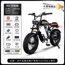 SUPER73 전기 자전거 정품 전원 보조 배터리 자동차 Fu 고대 단계 오프로드 리튬 2 륜, 25AH, 오프라인 실물 독점 버전  - RX 중급 버전 - 배터