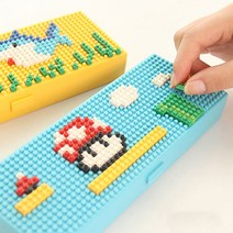 플라스틱필통 빠띠라인 나노블럭 필통, 단품