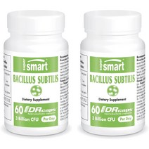 슈퍼스마트 바실러스 서브틸리스 30억 60캡슐 2통