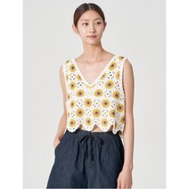 아이보리 플라워 패턴 크로셰 뷔스티에 (16265UEY10)