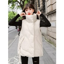 패딩 조끼 경량 반팔 뽀글이 크롭 유니클로경량 유니클로 허리스트링 발열 숏 턴 24