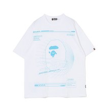 어 배팅 에이프 반팔 티 티셔츠 RELAXED FIT TEE M 아웃도어 스트릿 패션 BAPE 여자 남성 APE 베이프 남자 친구 선물 여성 일본 직구 스포티 캐주얼 코디