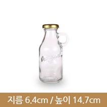 [유리병]손잡이쥬스 200ml 38파이 72개, 골드 / 72개 1BOX[무료배송]
